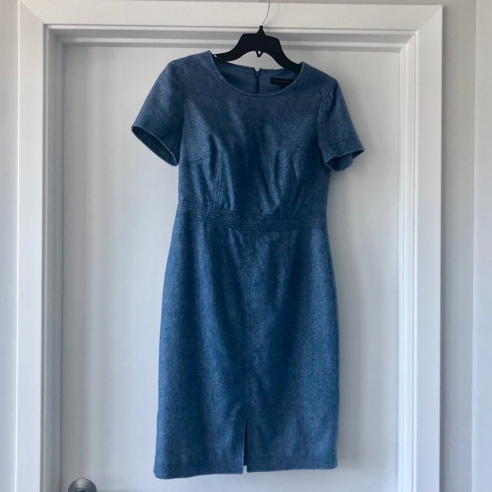 Soft (looks blue-jean-like, but not) Fitted Dress